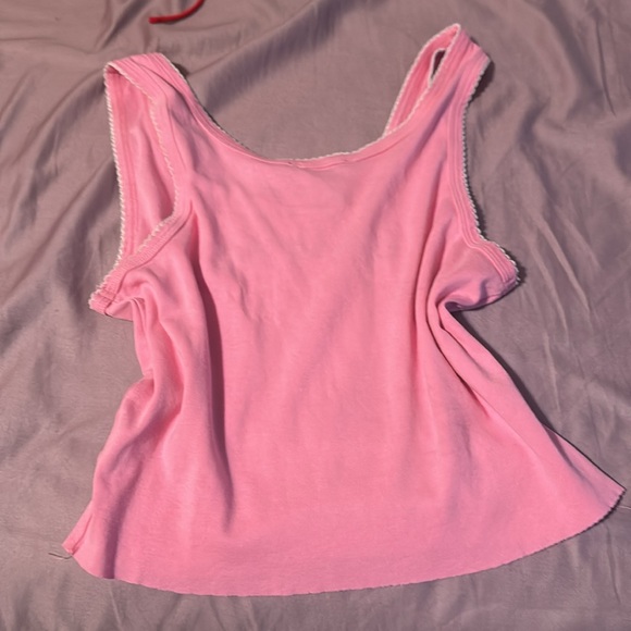 Pink and Black Costa Rica tank top - Picture 2 of 2